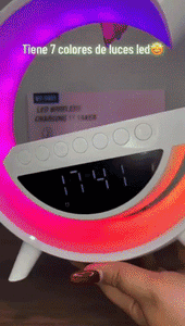 Cargador - Lampara LED - Reloj - Despertador 🧨🎉